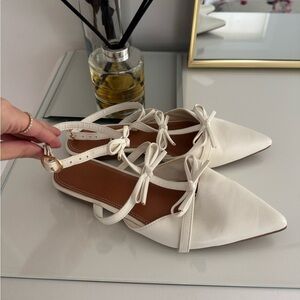 ASOS White Women's Flats with Bow Detail
